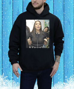 Alexandria Ocasio Cortez AOC see through slow sown Tee Shirt