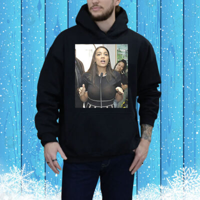 Alexandria Ocasio Cortez AOC see through slow sown Tee Shirt