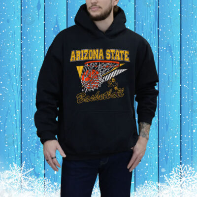 Arizona State Basketball Retro Swish Tee Shirt