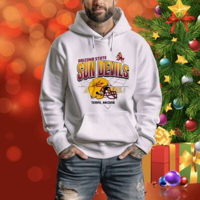 Arizona State Football Helmet Grid Tee Shirt
