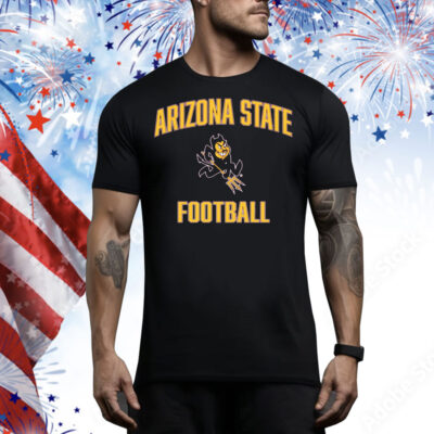 Arizona State Football Sparky Logo Tee Shirt