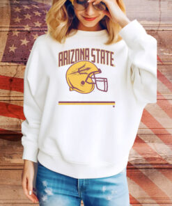 Arizona State Football Vintage Helmet Tee Shirt