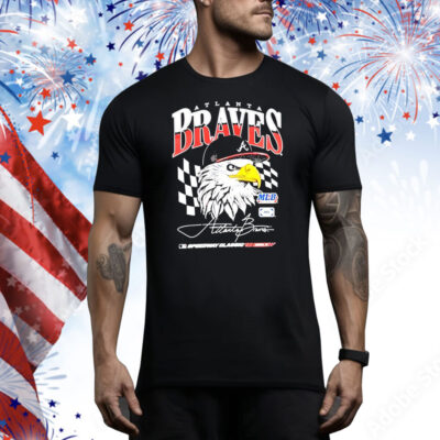 Atlanta Braves MLB Speedway Classic 2025 Eagle Tee Shirt