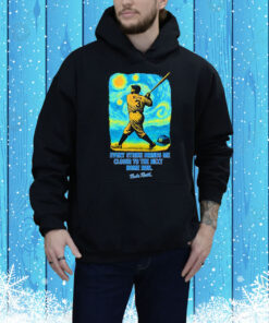 Babe Ruth Starry Night every strike brings me closer to the nest home run Tee Shirt