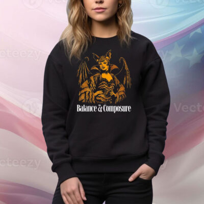Balance And Comp Wicked Lady Black Tee Shirt