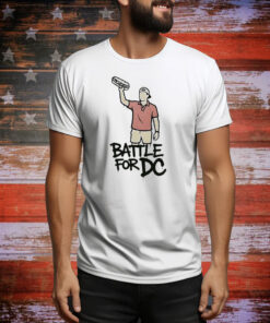 Battle for DC sandwich protest graffiti style graphic Tee Shirt