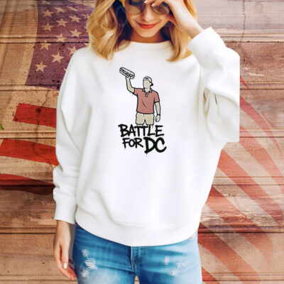 Battle for DC sandwich protest graffiti style graphic Tee Shirt