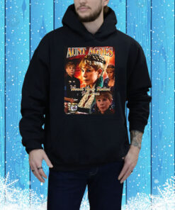 Ben Ahlers wearing Annoyed Aunt Agnes Heads Have Rolled For Less Tee Shirt