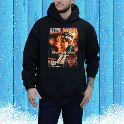 Ben Ahlers wearing Annoyed Aunt Agnes Heads Have Rolled For Less Tee Shirt