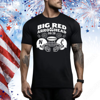 Big Red Arrowhead Football Nebraska Vs Cincinnati 08-28 Tee Shirt