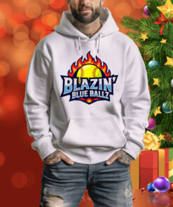 Blazin Blue Ballz Softball Tee Shirt
