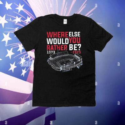 Buffalo Bills where else would you rather be 1973-2025 T-Shirt
