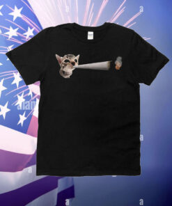 Cat smoking joint T-Shirt