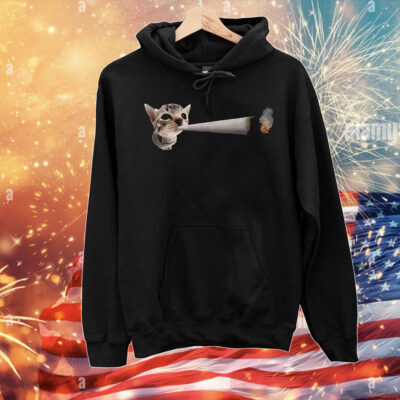 Cat smoking joint T-Shirt