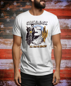 Channel 5 All Gas No Brakes Motor Cactus Globe Skeleton Tee Shirt