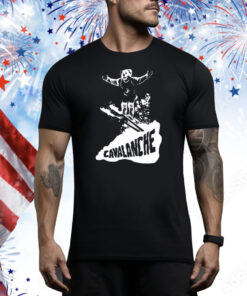 Cleveland Cavaliers Cavalanche Moondog Ski Mascot Tee Shirt