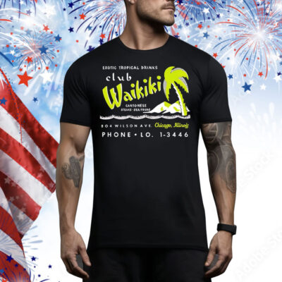 Club Waikiki Chicago IL Tiki Bar Tee Shirt