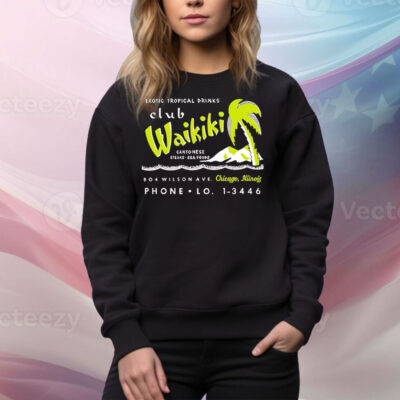 Club Waikiki Chicago IL Tiki Bar Tee Shirt