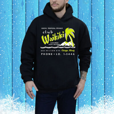 Club Waikiki Chicago IL Tiki Bar Tee Shirt