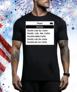 Death Cab For Cutie Screen Tee Shirt