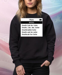 Death Cab For Cutie Screen Tee Shirt