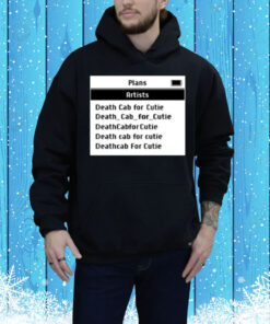 Death Cab For Cutie Screen Tee Shirt