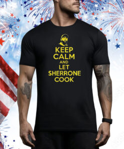 Don Thomas keep calm and let sherrone cook Tee Shirt