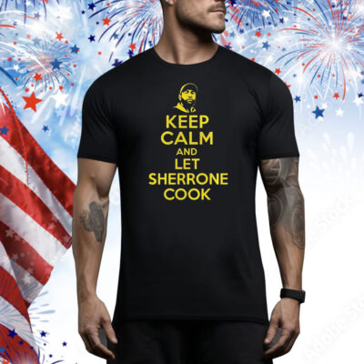 Don Thomas keep calm and let sherrone cook Tee Shirt