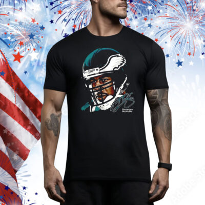 Donovan McNabb Philadelphia Eagles watercolor art big head Tee Shirt