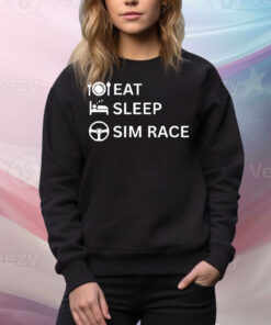 Eat sleep sim race Tee Shirt