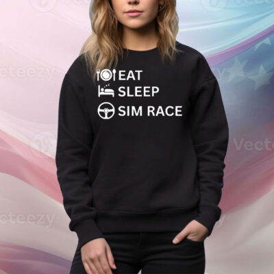 Eat sleep sim race Tee Shirt
