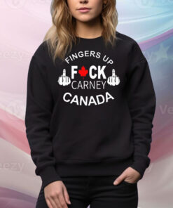 Fingers Up Fuck Carney Canada Tee Shirt