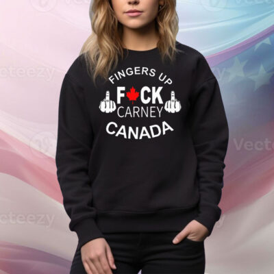 Fingers Up Fuck Carney Canada Tee Shirt