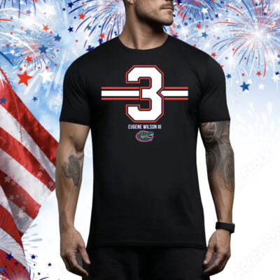 Florida Football Eugene Wilson III 3 Stripe Tee Shirt
