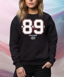 Florida Football Hayden Hansen 89 Stripe Tee Shirt