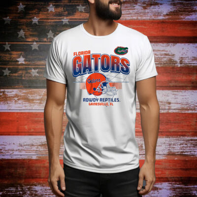 Florida Football Helmet Grid Tee Shirt