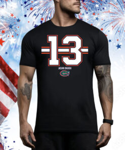 Florida Football Jadan Baugh 13 Stripe Tee Shirt