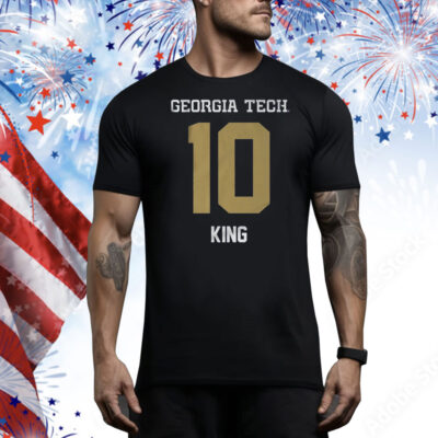 Georgia Tech Football Haynes King 10 Tee Shirt