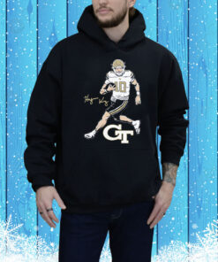 Georgia Tech Football Haynes King Superstar Pose Tee Shirt