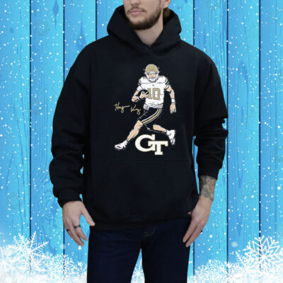Georgia Tech Football Haynes King Superstar Pose Tee Shirt