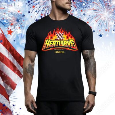 Heat Wave Massachusetts Lowell logo WWE Tee Shirt