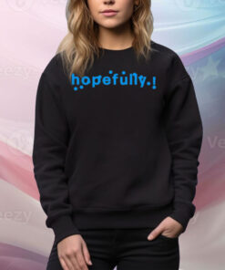 Hopefully Blue Overdye Tee Shirt