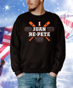I So Juan To Re-Pete New York Baseball ’86 T-Shirt