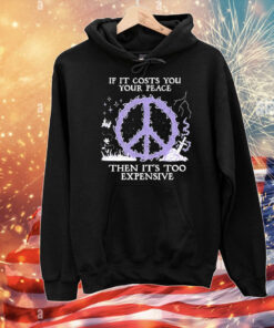 If it costs you your peace then it’s too expensive logo T-Shirt