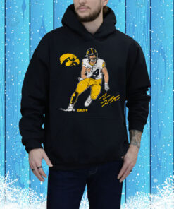 Iowa Football Sam LaPorta Superstar Pose Tee Shirt