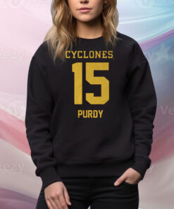 Iowa State Football Brock Purdy 15 Tee Shirt