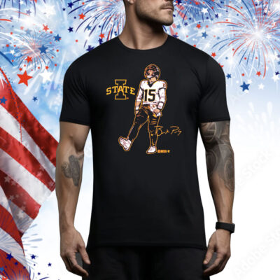 Iowa State Football Brock Purdy Superstar Pose Tee Shirt