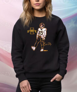 Iowa State Football Brock Purdy Superstar Pose Tee Shirt