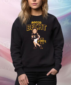 Iowa State Football Rocco Becht Caricature Tee Shirt
