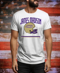 JMU Football Vintage Helmet Tee Shirt